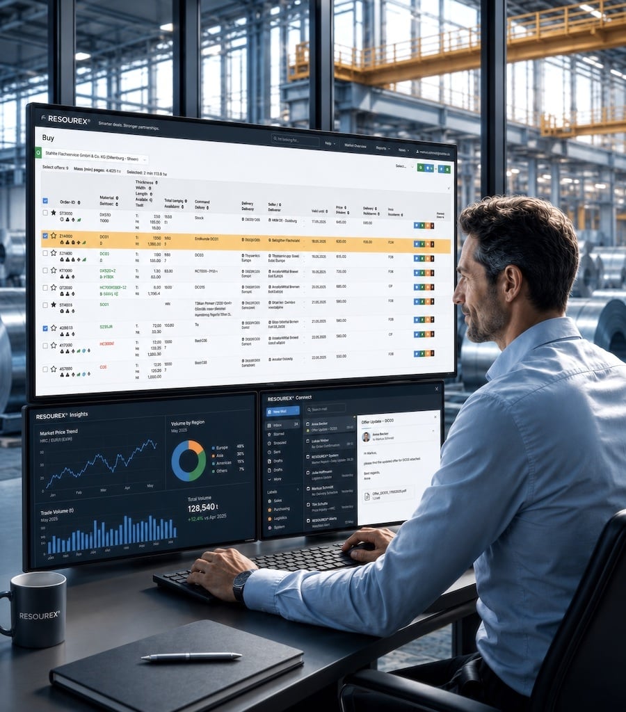 RESOUREX® - the solution - automate spot market trading for metals